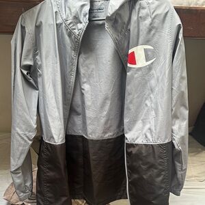 Champion Two-Tone Gray and Black Jacket